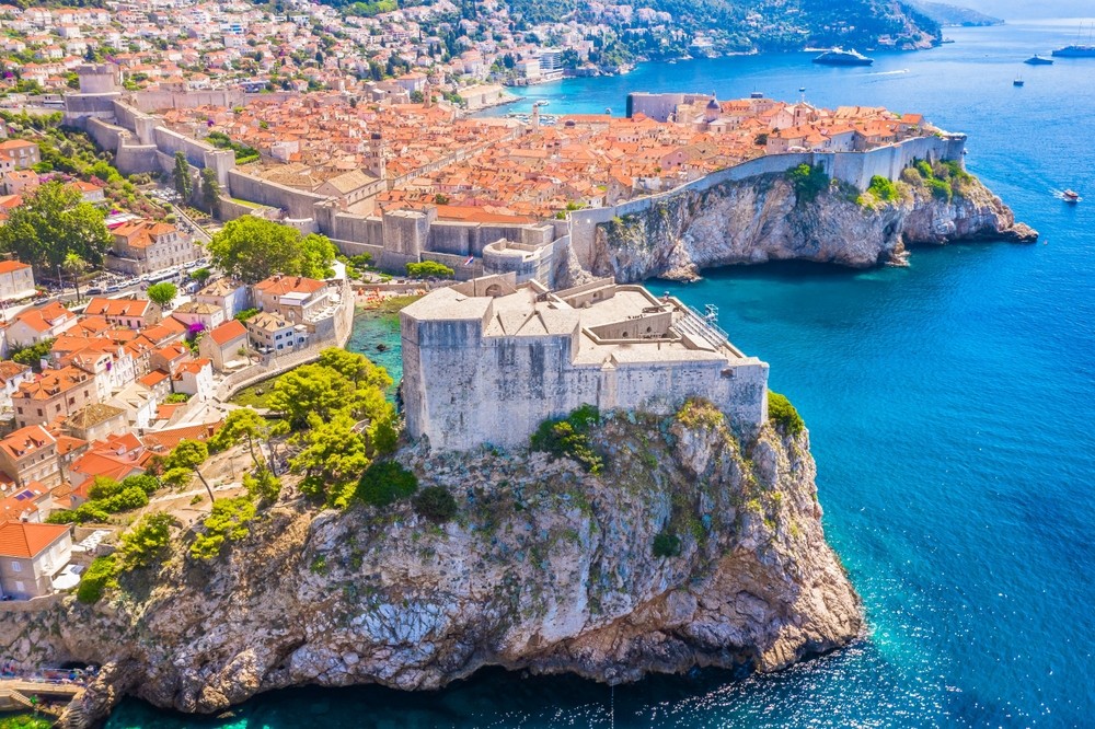 Dubrovnik arany napfényben fotó