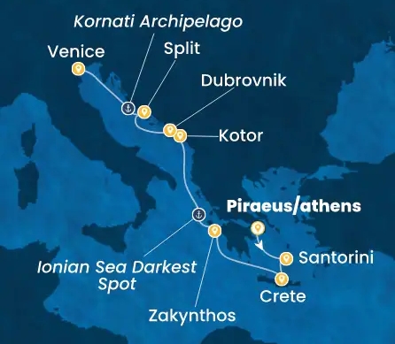 Egy utazás, két világ - Görög szigetek és Adria csoportos hajóút